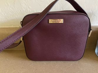 Kate Spade Plum Colored Purse/cross Body 
