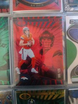 Bo Nix Red Illusions rookie 100/125 Rare