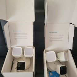 2 Blink Wired Floodlight Camera. 