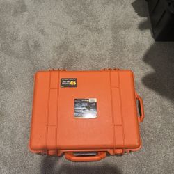 Pelican 1560 Orange Hard Case –  (Waterproof/Durable)