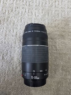 NEW Canon EF 75-300mm zoom camera lens!