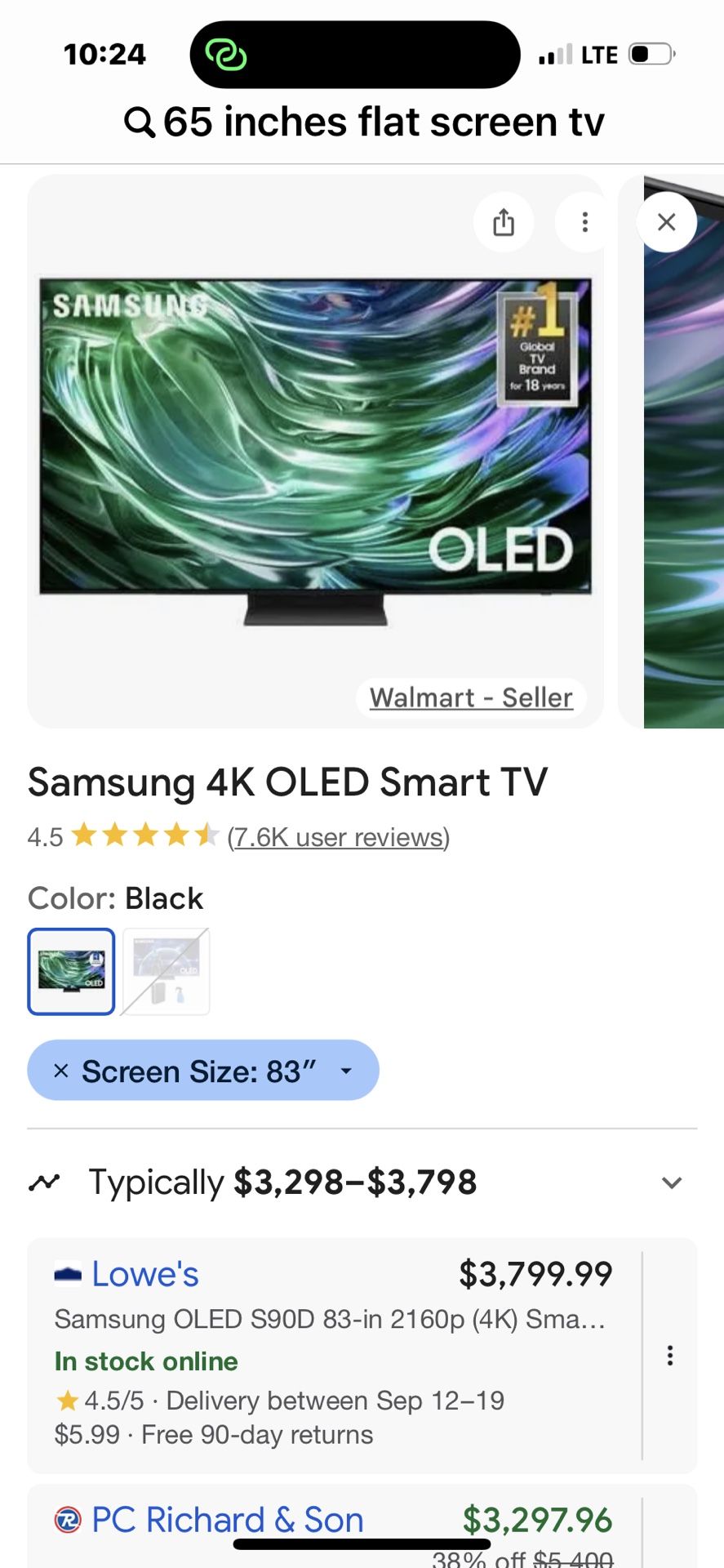 Samsung 4K OLED Smart TV