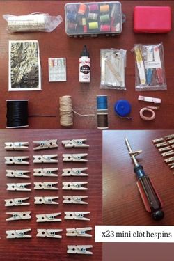 Sewing kit/tools lot