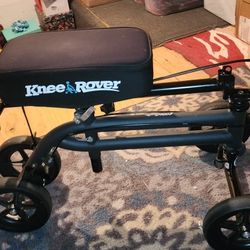 Knee Rover W/ $30 Extra Knee Padding, Black Big Wheels