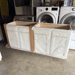4 Cabinets.  SEE PICTURE.  1 damage.  NEW IN BOX.  MAKE OFFER