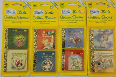 8 New Christmas Holiday Little Little Golden Books Sealed