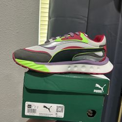 Puma Wild Rider Unfold Midnight Glow  Womens Size 8.5 Sneakers Casual Shoes 387