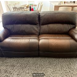 Set Of 2 Leather Couches