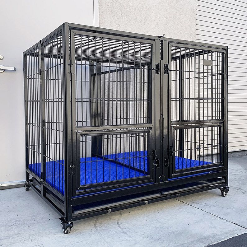 New in box $230 X Large 49” Heavy Duty Folding Dog Cage 49x38x43