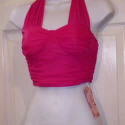 NWT SheIn Hot Pink Top Size Small 