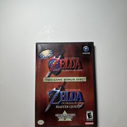 Nintendo GameCube game Zelda OOT + OOT Master Quest 