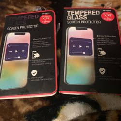 Two Brand New iPhone 10 X Small Screen Protector , Not The Xs Max !