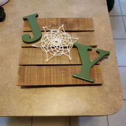 Christmas Joy Stand Up or Hanging Decoration