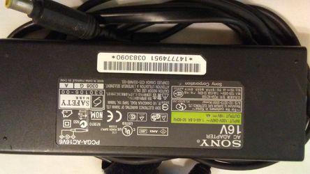 SONY LAPTOP AC CHARGER