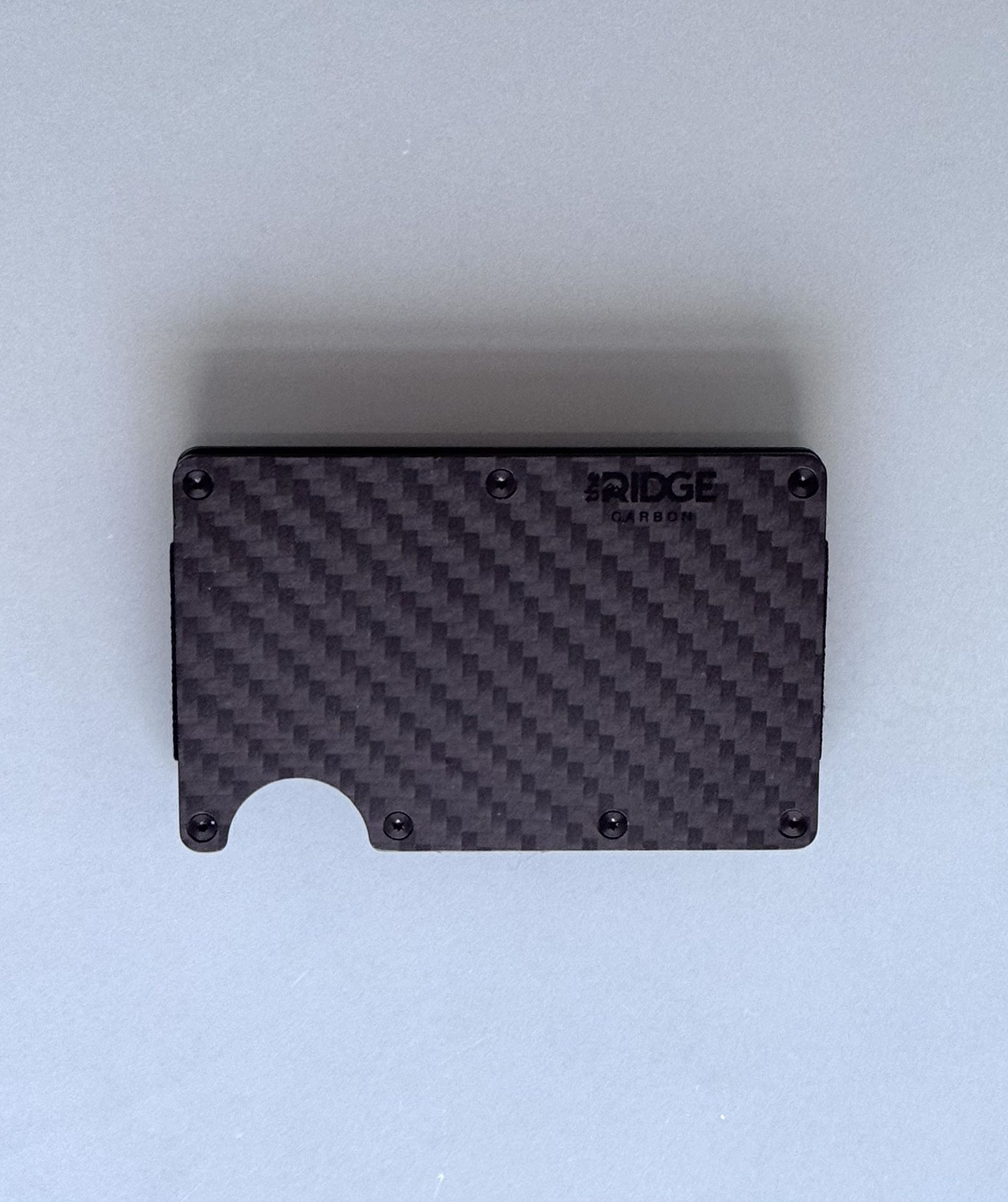 RIDGE wallet, carbon fiber, black