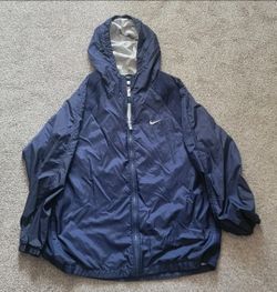 Vintage 90s Nike Windbreaker Jacket Men’s XL Navy Blue
