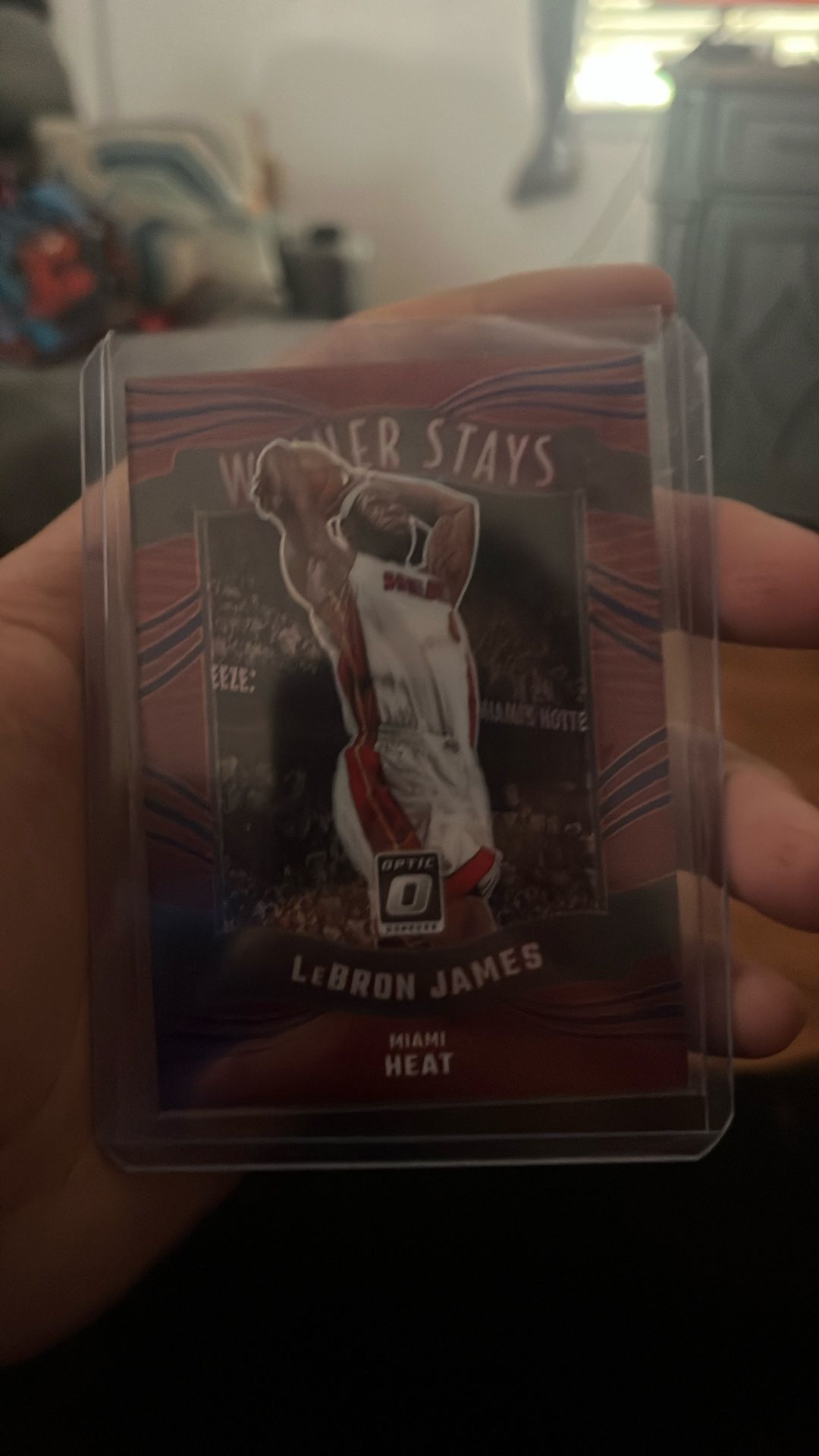 LeBron James Miami heat basketball card