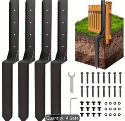 New box of 4 pack fence post repair kit