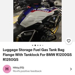 Luggage Storage Fuel Gas Tank Bag Flange With Tank Lock