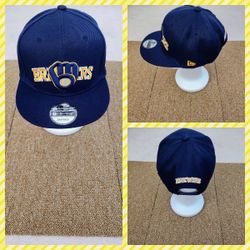 MILWAUKEE BREWERS MLB BASEBALL ⚾️ SNAPBACK HAT. 