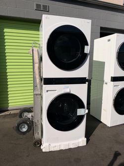 LG ThinQ Stacked Washer Dryer Unit