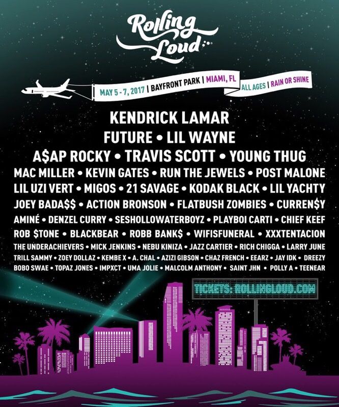 Rolling Loud ticket 3-day