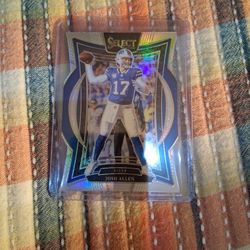 Select Josh Allen Panini Card No. 34