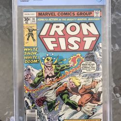 Iron Fist #14 (1977) CBCS 8.0 — O/w to White; 1st Sabretooth (Creed); Like CGC 