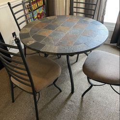 Slate Indoor or Outdoor Table Set