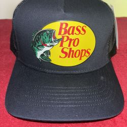 Navy Blue Bass Pro Shops Trucker Hat