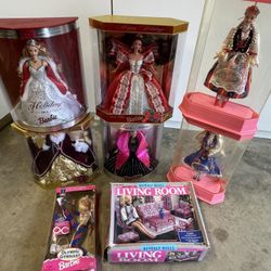 Vintage Rare Happy Holidays Barbie Doll Lot (1(contact info removed))