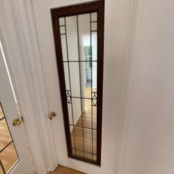 Vintage white and glass door