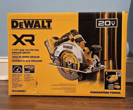 DEWALT XR 7-1/4" CIRCULAR SAW KIT