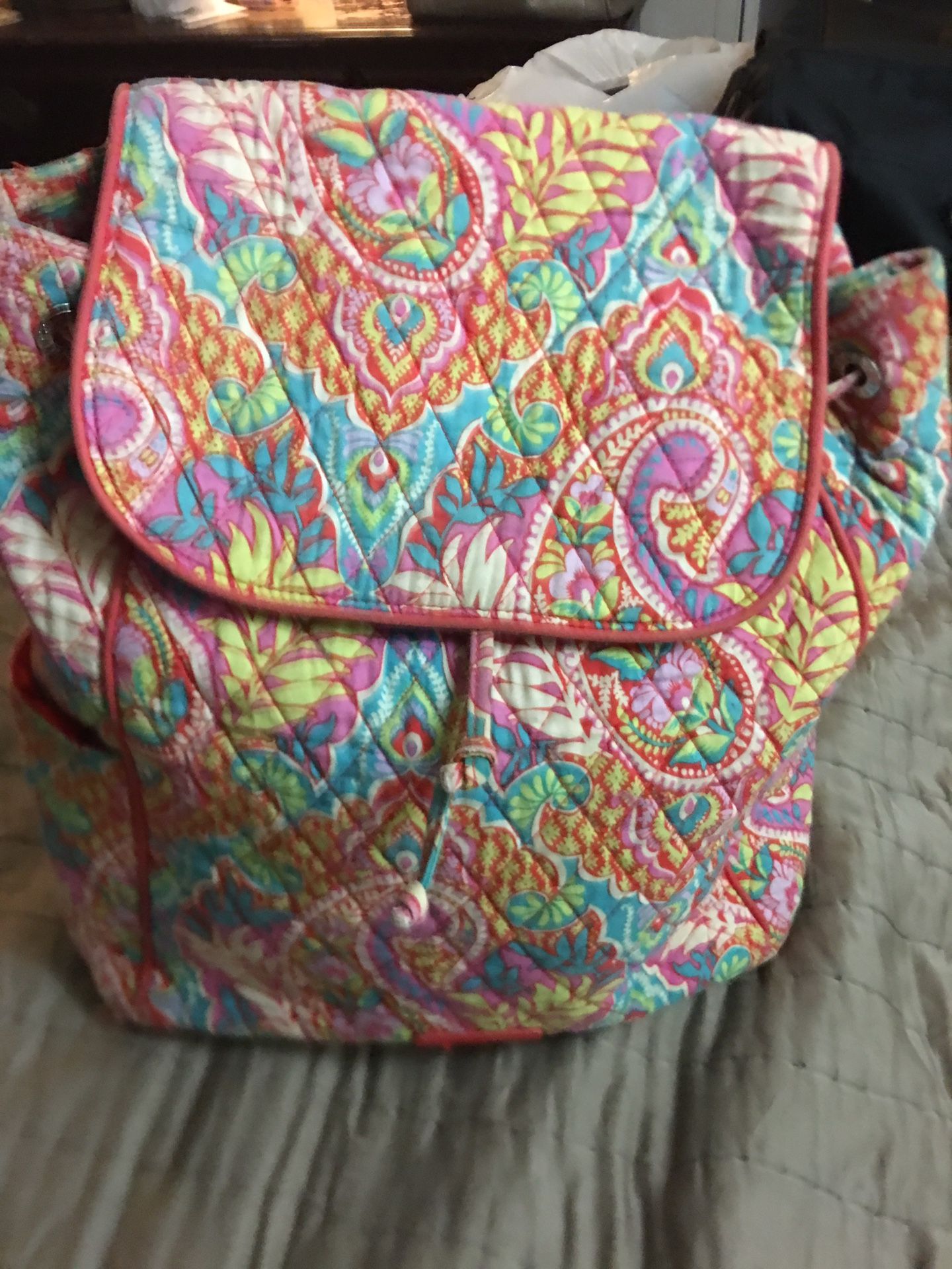 Vera Bradley drawstring backpack