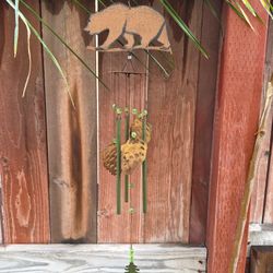 Grizzly Bear Wind Chime 