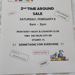 TOMORROW - BIG Yard d Sale February 8th Stuart Fla