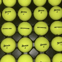 Srixon Softfeel Yellow Golf Balls $10 For 15 Balls