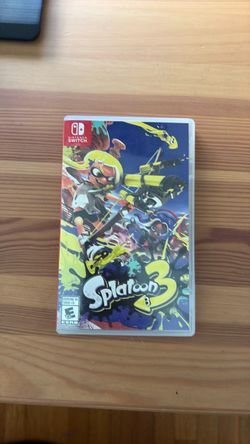 Nintendo switch game Splatoon 3