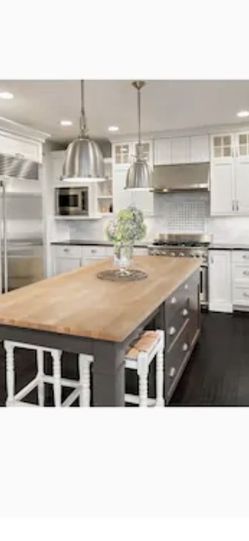 SPARROW PEAK 6 FEET LONG UNFINISHED NATURAL BUTCHER STRAIGHT BLOCK MAPLE KITCHEN COUNTERTOP BRAND NEW