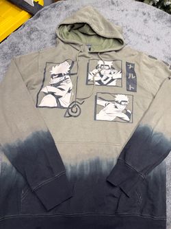 Naruto Shippuden Collection Dip-Dye Hoodie Size Men’s Large