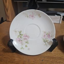 Haviland Limoges Porcelain Cup Saucer Qty 7