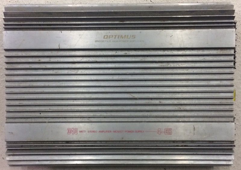 Big 4 channel car amp