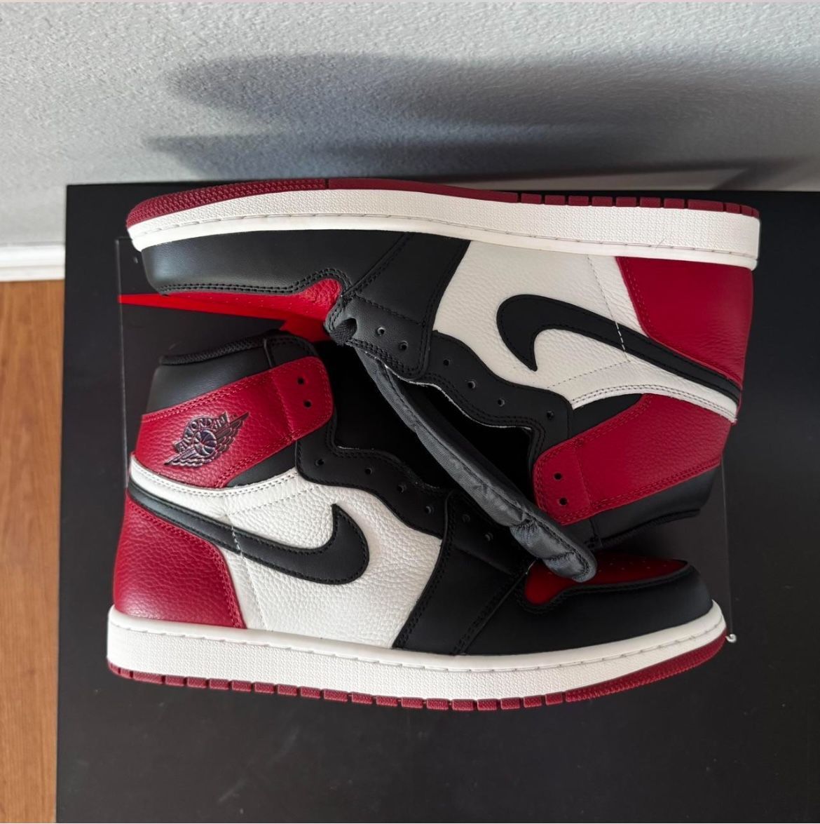 NIKE AIR JORDAN 1 RETRO HIGH OG bred toe Nike Air Jordan 1 Retro