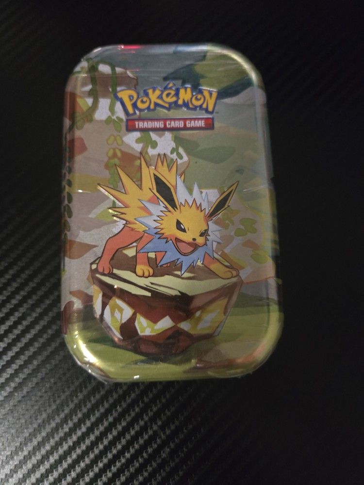 Jolteon Flareon Prismatic Mini Tin Pokemon Cards
