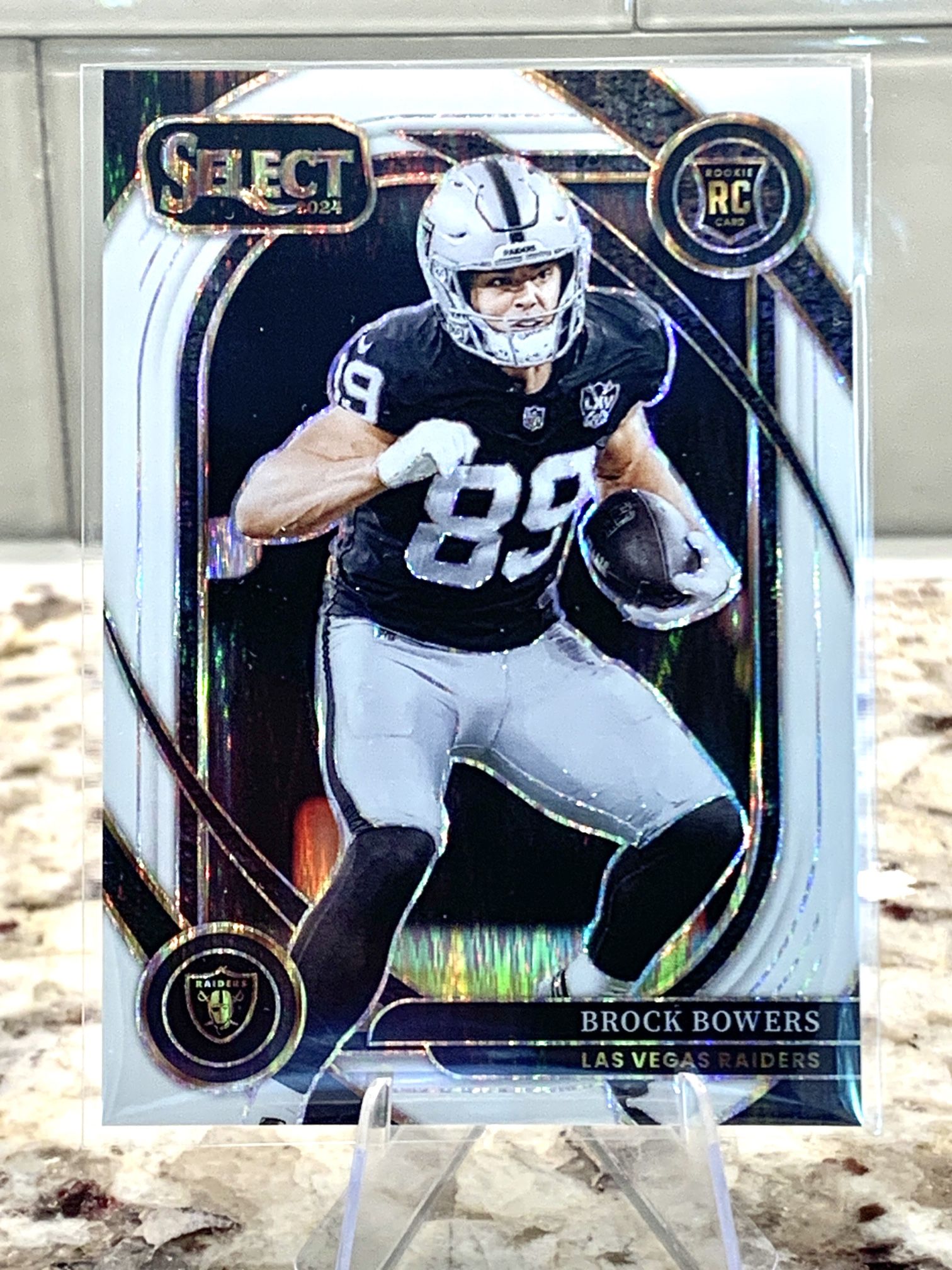Brock Bowers /199 Club Level Panini Select Rookie