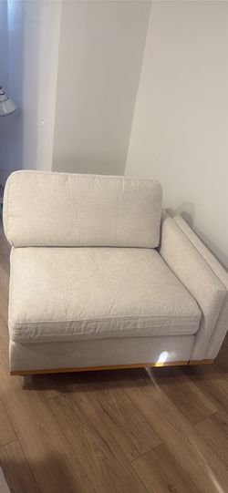 WHITE DEEP SEAT