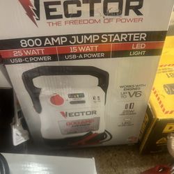 Vector 800 Amp Jump Starter.  