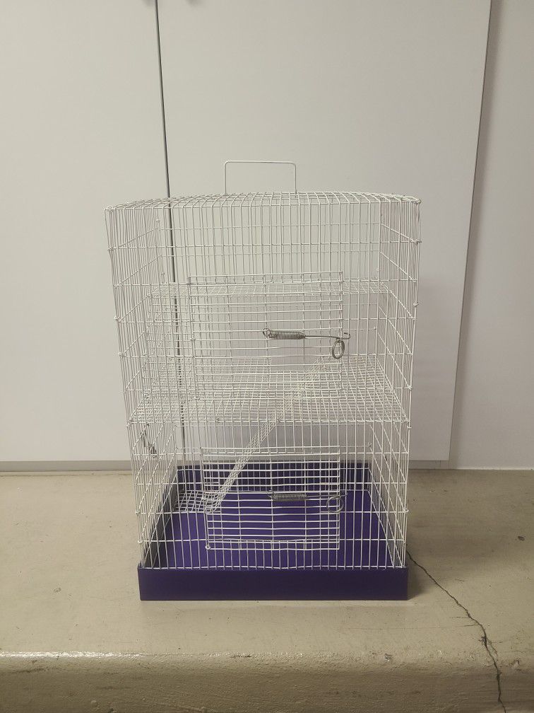 3 Level Rat Or Hamster Or Other Small Animal Cage.