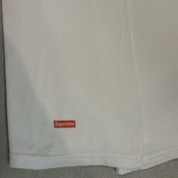 Supreme X Hanes Plain White Crewneck T-Shirt 