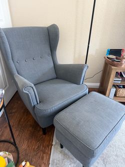 Wing Chair & Ottoman